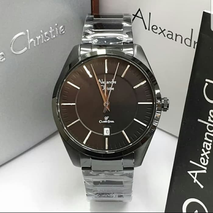 ORIGINAL Jam Tangan Pria Alexandre Christie AC 8579 / AC8579 Garansi 1 Tahun