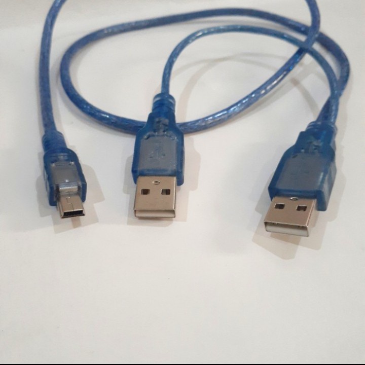 Kabel USB - mini USB 5pin cabang nyk kabel data EXTERNAL HDD USB 2.0