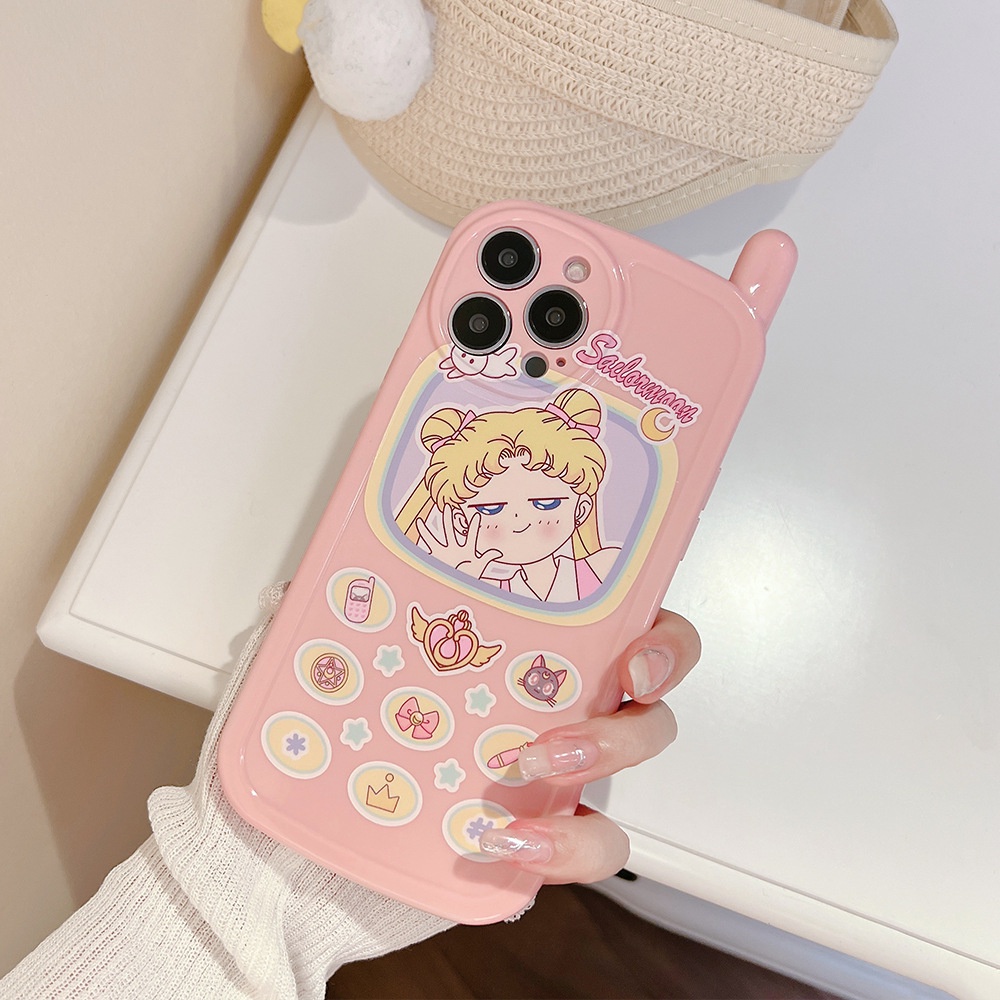 Soft Case Hp Gambar Kartun Anak Perempuan Untuk Iphone 11 / 12 / 13pro MAX