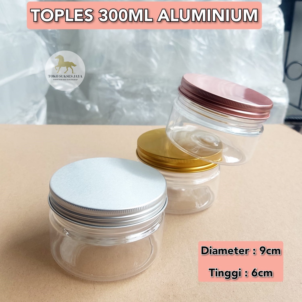 TOPLES PLASTIK 300ML / TOPLES 300ML / TOPLES TABUNG TUTUP ALUMINIUM 300ML