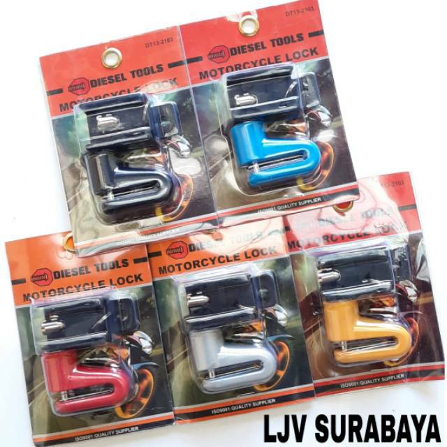 Gembok Cakram Motor BESI KUAT / Kunci Cakram Motor UNIVERSAL