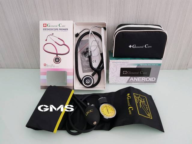 Paket Tensi Aneroid + Stethoscope Premier General Care