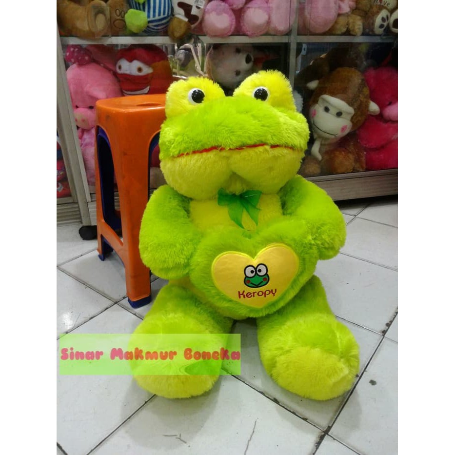 Boneka Kodok Love Lucu Jumbo