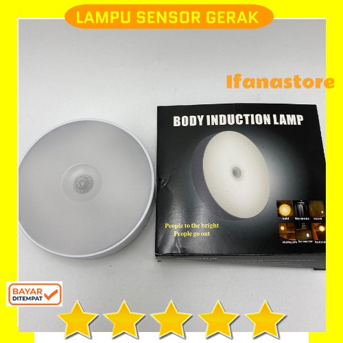 Lampu Led Lemari Kamar Tidur Sensor Gerak Smart Recharge / Lampu Downlight Tempel Rechargeable Sensor Gerak Led Sunsonic
