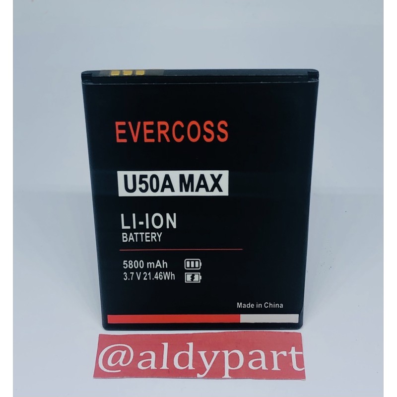 BATRE BATERAI EVERCOSS U50A MAX BATTERY ORIGINAL NEW