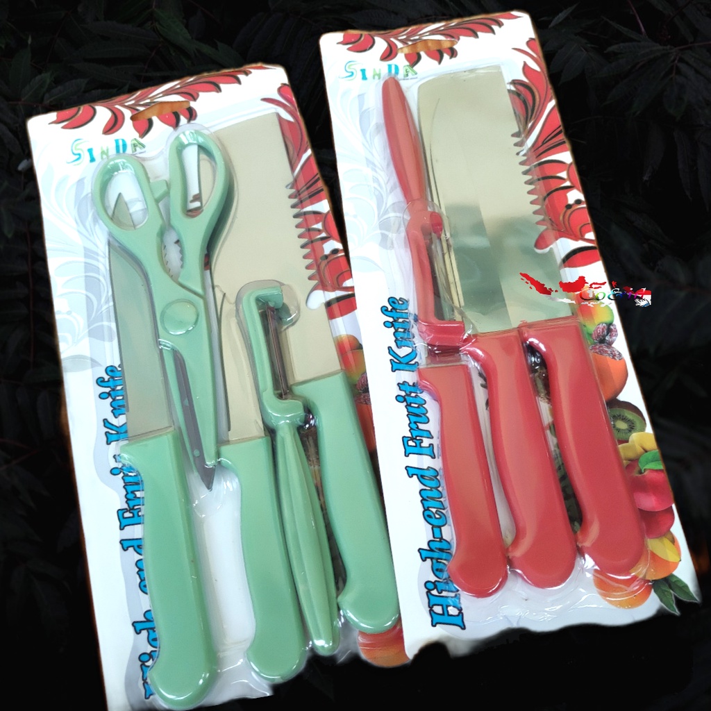 Pisau Set Stainless Steel Premium All in One