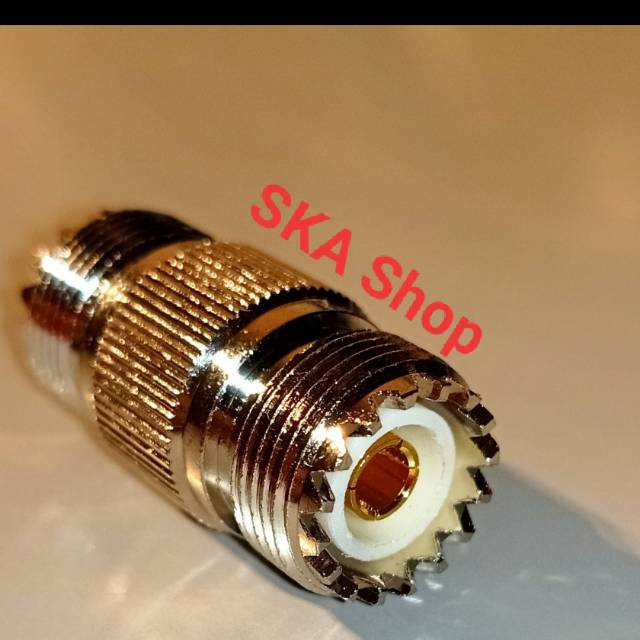 Konektor Sambungan I PL Pendek Gold Plated Bahan Tebal / I PL Konektor Sambungan Coax RG 58 RG 8