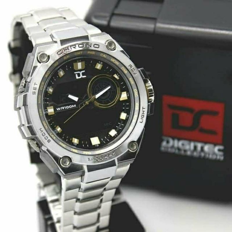 JAM TANGAN DIGITEC COLLECTION DS5010 DG 5010 RANTAI WATCH ORIGINAL