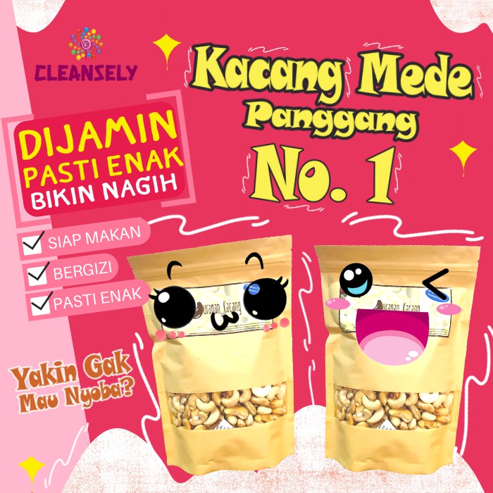 

Snack Kacang Mede Camilan Makanan Ringan Cemilan Mete Zaman Now Kekinian Panggang CS3Mede