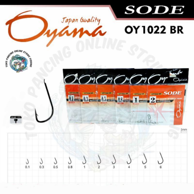 KAIL PANCING OYAMA SODE TIPE OY1022 BR MIKRO FISHING