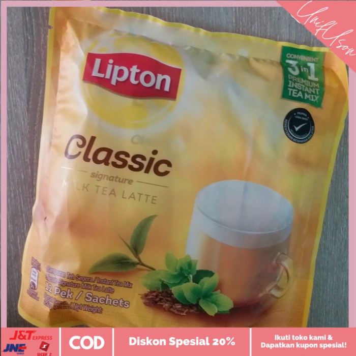 

⭐COD⭐ Lipton Classic Milk Tea Latte 3 in 1 Teh Susu Singapore