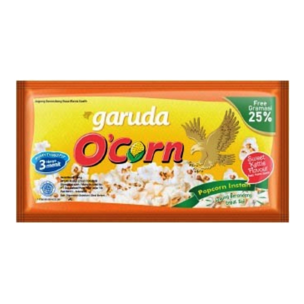 

garuda o'corn popcorn instan