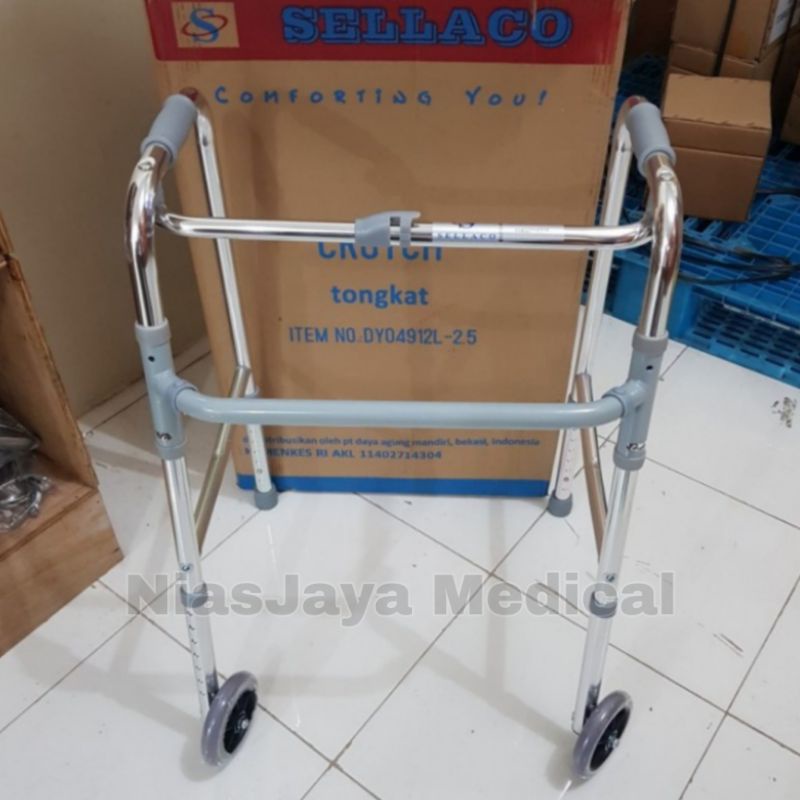 WALKER RODA/ WALKER RODA LIPAT/ WALKER DENGAN RODA ALAT BANTU JALAN WALKER RODA SELLA/ ALAT BANTU JA