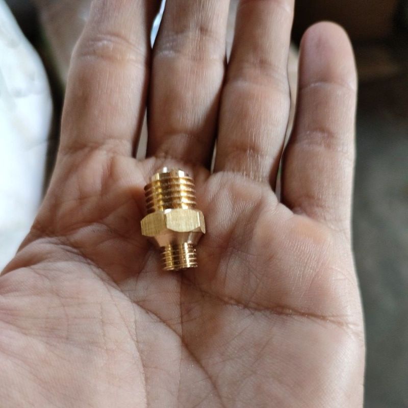 nepel drat selang manifold utk disambung ke drat regulator