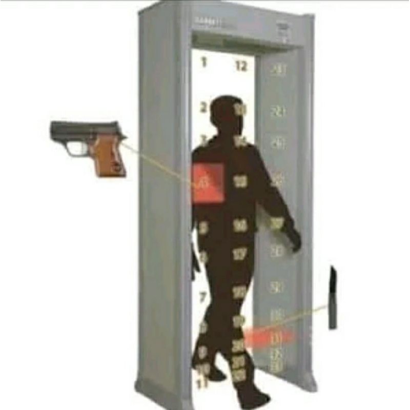 PINTU GARRET / METAL DETECTOR GARET PD-6500i ORIGINAL