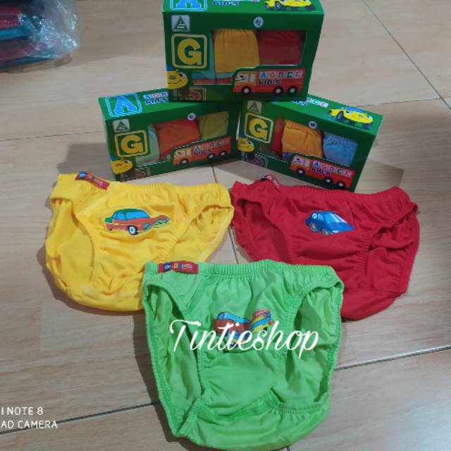 Sempak Anak laki laki Agree Kids AK 020 isi 3 pcs