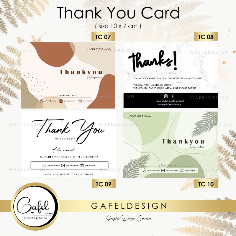 

Thanks Card | Thank You Card | Kartu Ucapan Terima Kasih