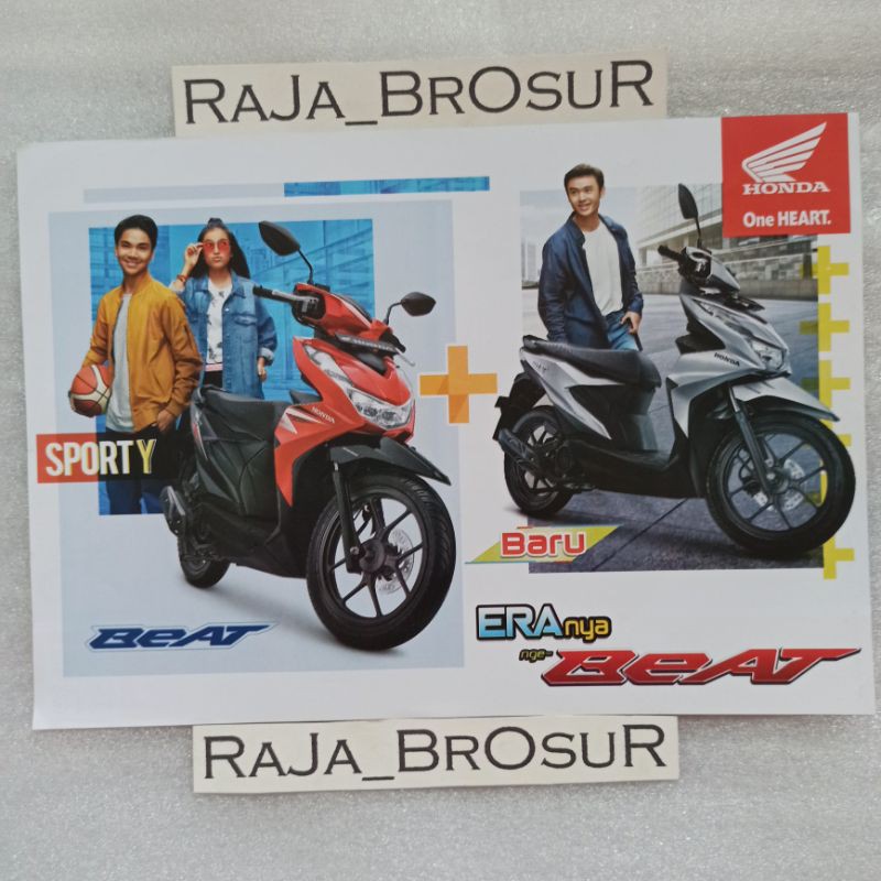 Poster brosur katalog flyer Honda Beat 2020