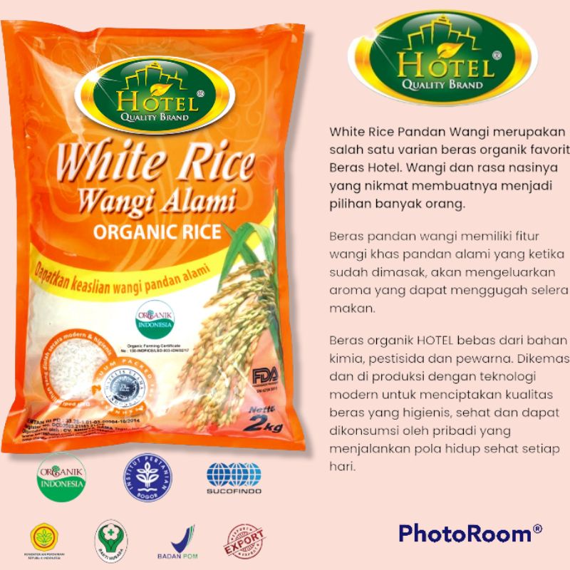 

Beras Hotel Pandan Wangi White Rice