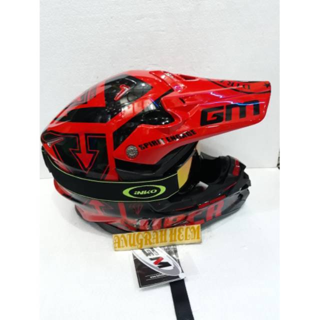 HELM GM CROOS MERAH