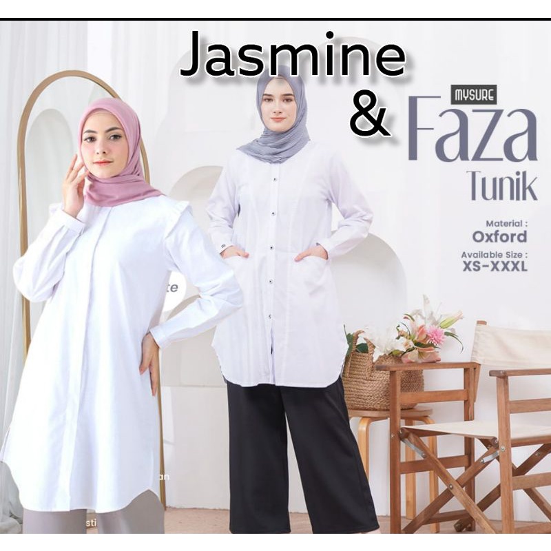 ATASAN TUNIK PUTIH &amp; KEMEJA PUTIH © MYSURE