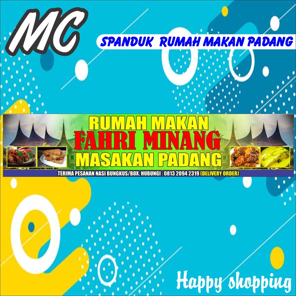 Jual Spanduk Rumah Makan Padang Shopee Indonesia