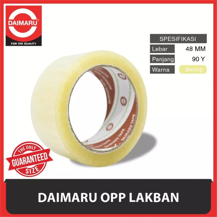 

Lakban Bening/Coklat daimaru 2 inch/ lakban Bening/Coklat 2 inch