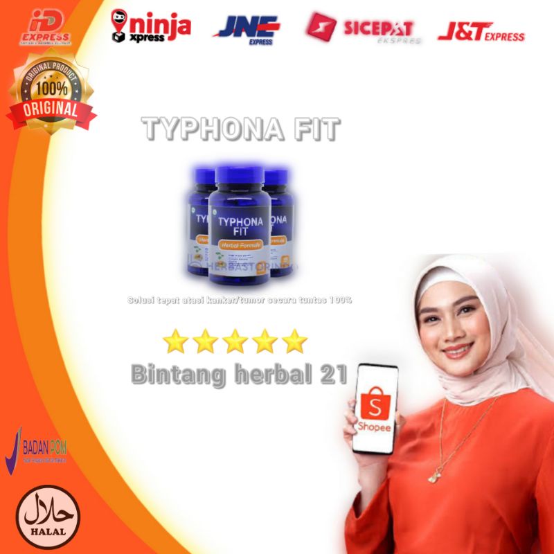 Typhona fit formula herbal untuk kanker/tumor asli