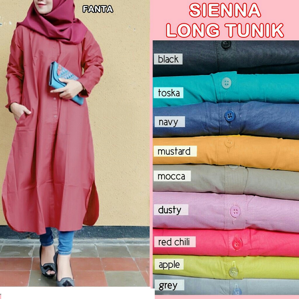 Sienna long tunik