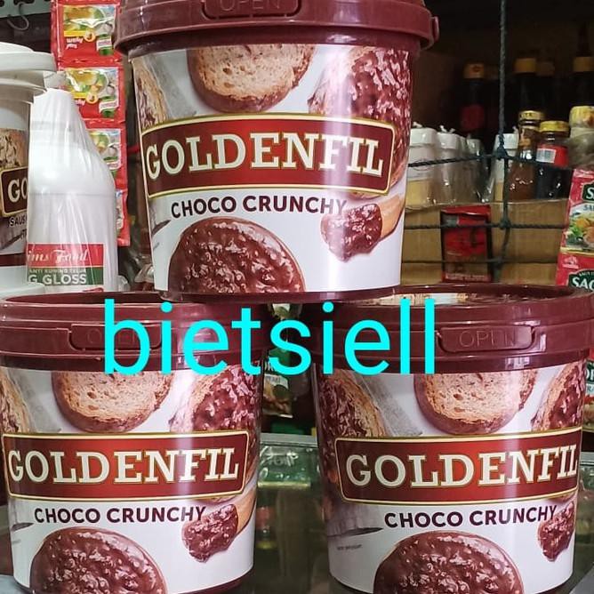 

er67 goldenfill choco crunchy 1 kg selai coklat crunchy vc9m