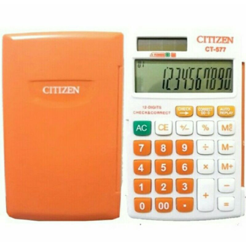 Cod Kalkulator Citizen CT557 Kalkulator 12 digit warna warni murah