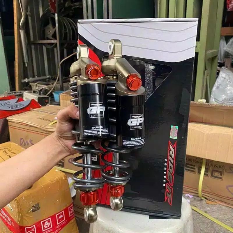 SHOCK RIDE IT ORIGINAL CLICK DOUBLE 299 PREMIUM NMAX PCX RX-KING TIGER JUPITER Z 340/320/280MM-2