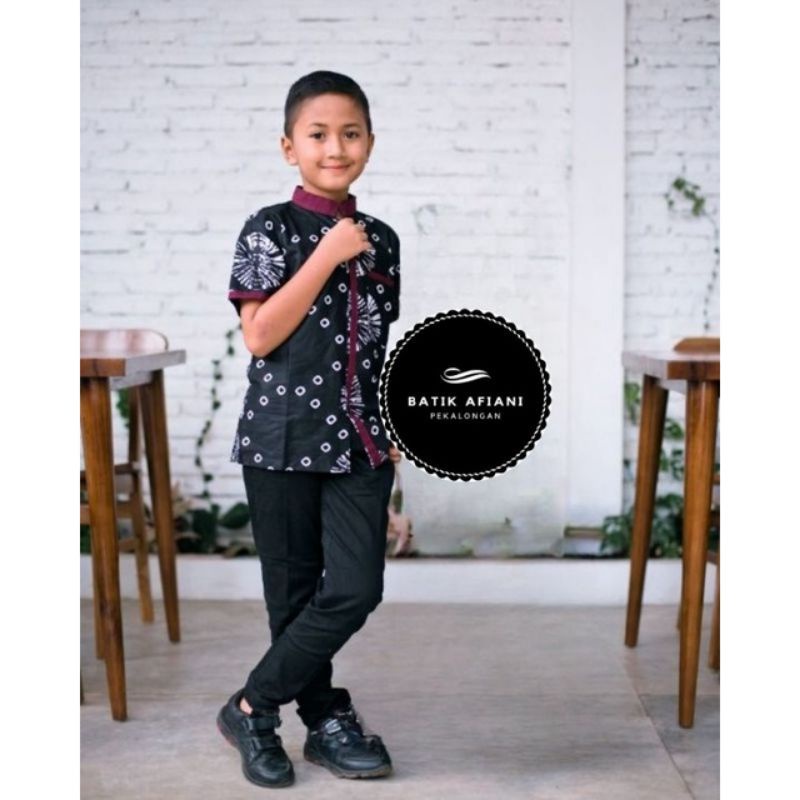 GAMIS BATIK COUPLE KELUARGA IBU DAN ANAK SABIYA