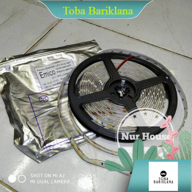 lampu led strip 12 volt 2835 5 meter dc aki lampu hias motor lampu variasi mobil