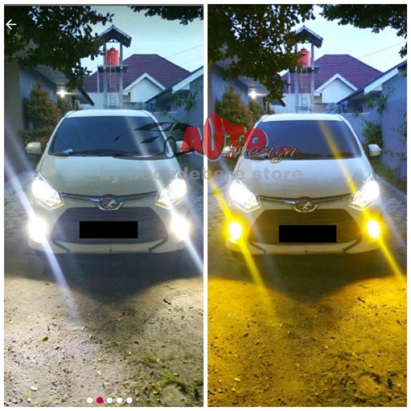 Lampu Led Mobil Dua Warna Dual Color H1 H3 H8 H11 H16 HB3 HB4