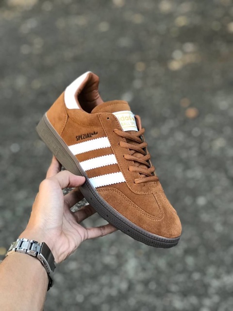 brown adidas spezial