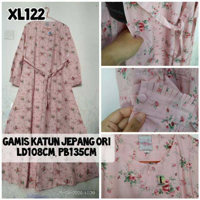 122 Gamis Katun Jepang Ori Irnanda