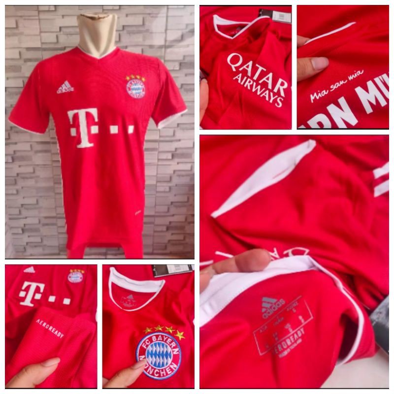  Baju  jersey sepak  bola  Bayern Munchen Home 2022 2022 Grade 