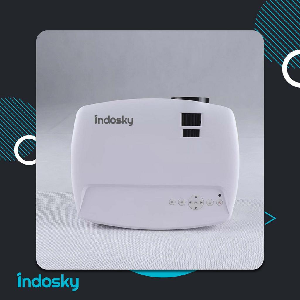 [PROMO SPESIAL] PROYEKTOR INDOSKY M9 | PRODUK ORIGINAL | 100% ORIGINAL | PROJECTOR PORTABLE | MINI PROJECTOR | Pusat Proyektor Indonesia