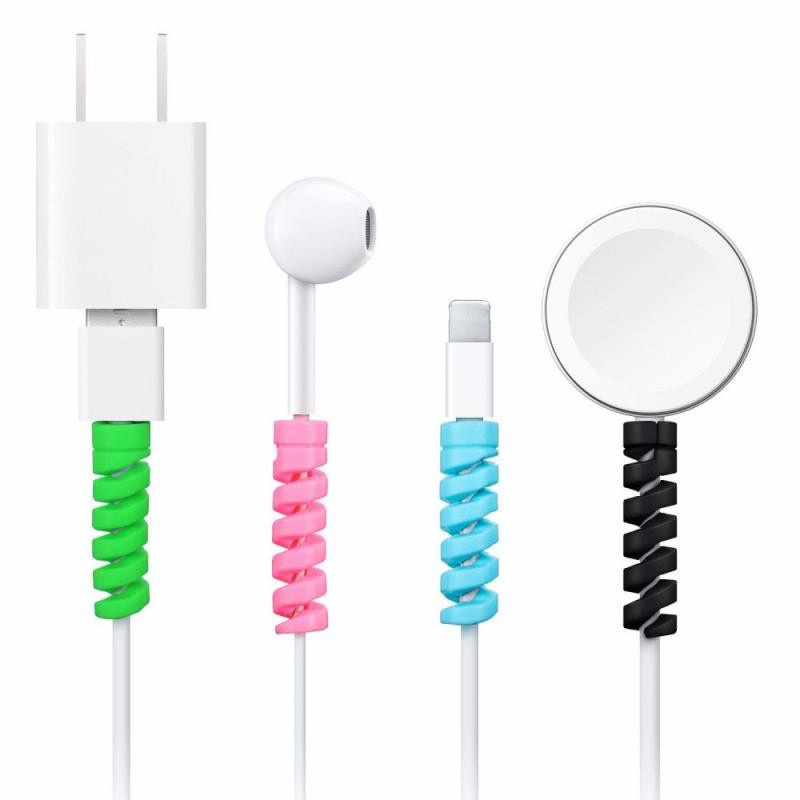 Cover Pelindung Kabel Data / Charger / Earphone Bentuk Spiral