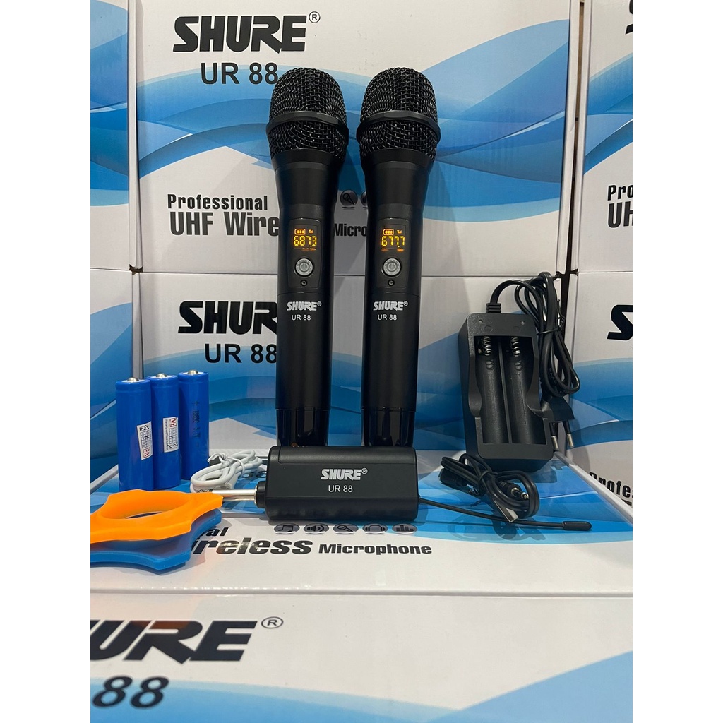 Mic Shure UR 88 wireless SERIES Bluetooth/ Baterai Cas /UHF