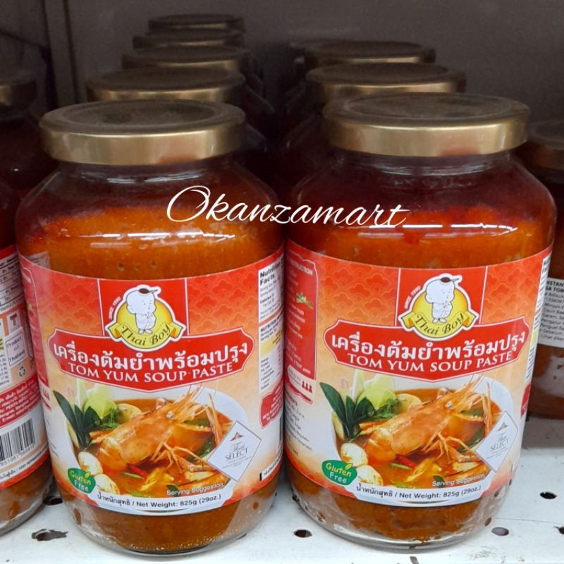 

Thai Boy Tom Yum Soup Paste 825gr