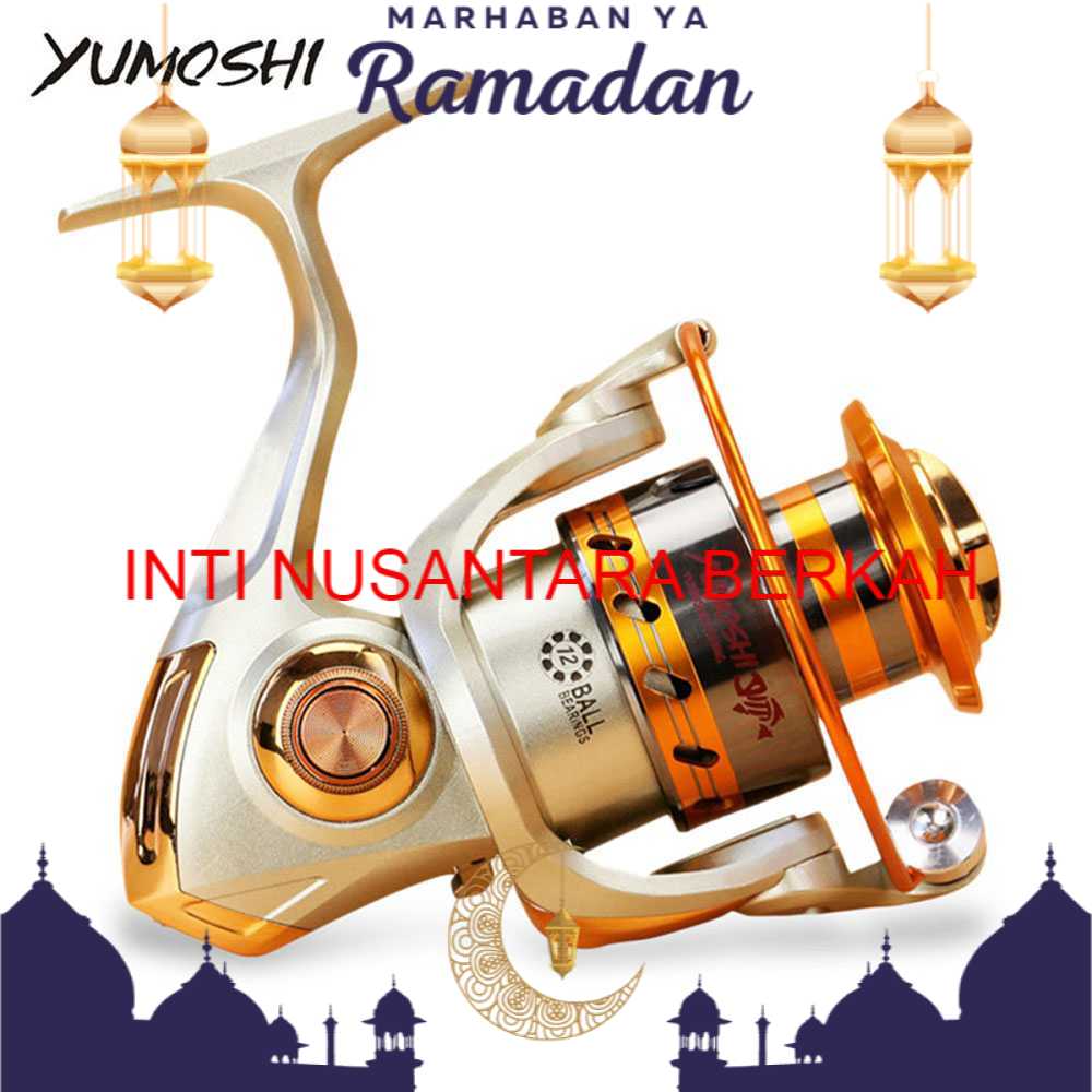 YUMOSHI REELSKING EF3000 Reel Pancing Spinning 12 Ball Bearing