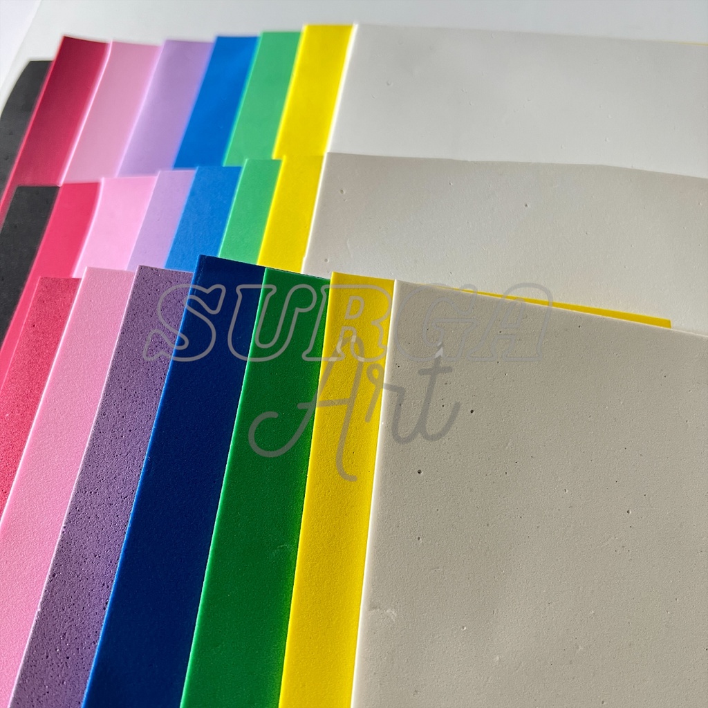 

Bahan Keterampilan Eva Foam A5 Paper Art Ukuran 210 x 150 mm Tebal 2mm Warna Warni Lembaran SURGA ART Lembar 1pcs Busa Hiasan Kostum Cosplay Murah Good Quality Kerajinan Tangan Kesenian Art DIY Malang