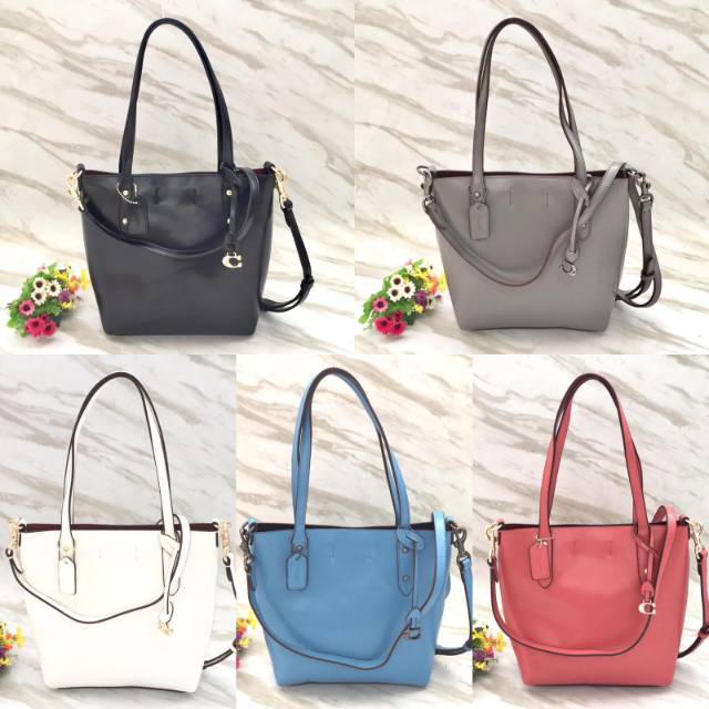 Coach Central Shopper Tote totebag tas bag original authentic asli leather