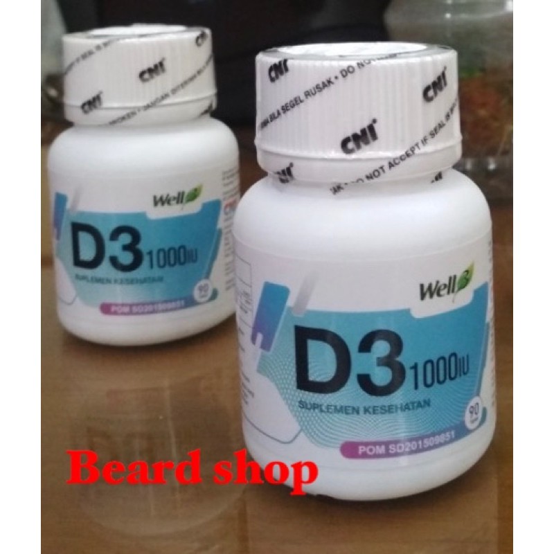 CNI Well 3 Vitamin D3 1000 IU
