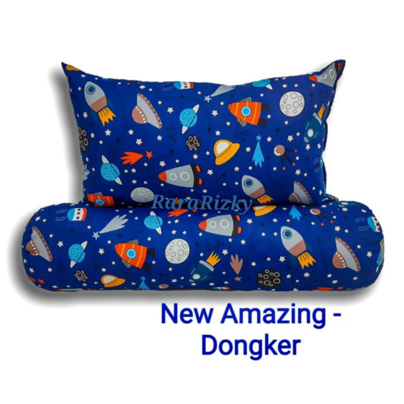 1Set Bantal Guling Anak Karakter Motif Cowok Cewek Untuk Umur 1-8 Tahun