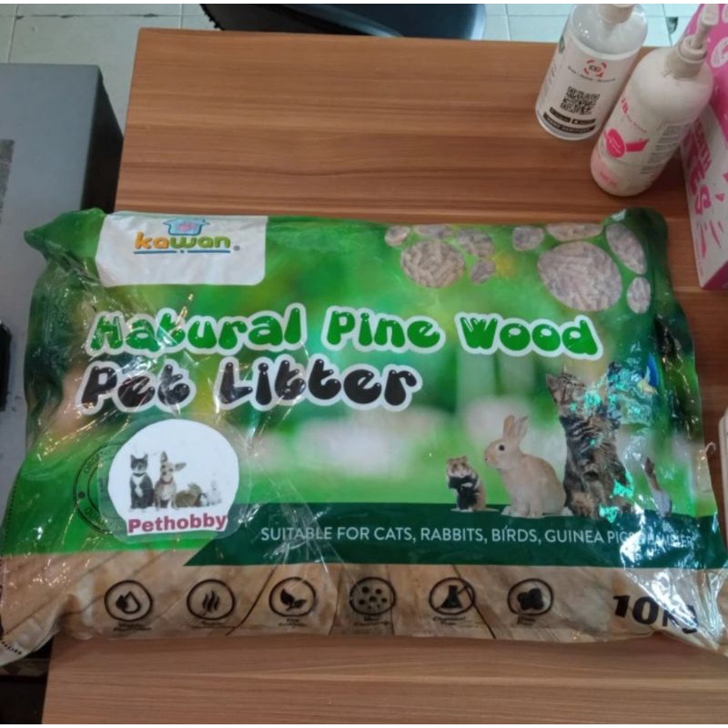 Pasir Kayu Pellet Natural Pine Wood Pet Litter 10 kg
