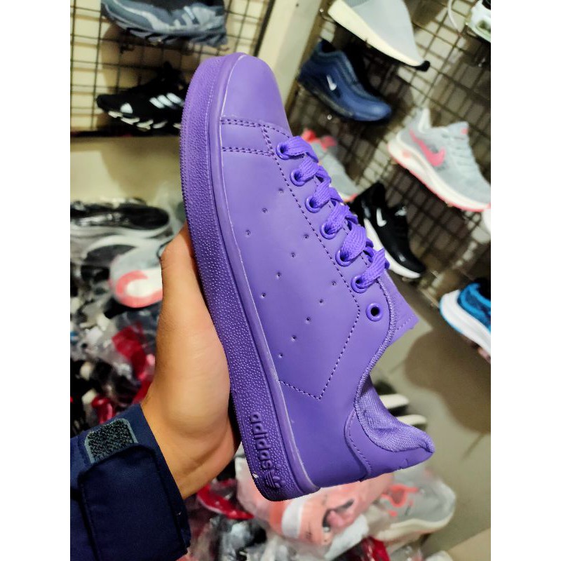 CUCI GUDANG!! ADIDAS STAN SMITH PURPLE WOMEN IMPOR SNEAKERS CASUAL WANITA