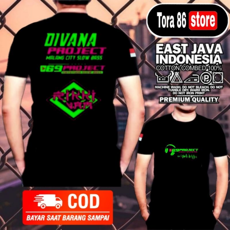 Kaos Lengan Pendek Divana 69 Project